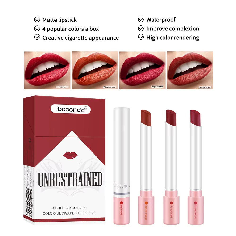 Lipstick Set Velvet Matte Waterproof Long-Lasting Lip