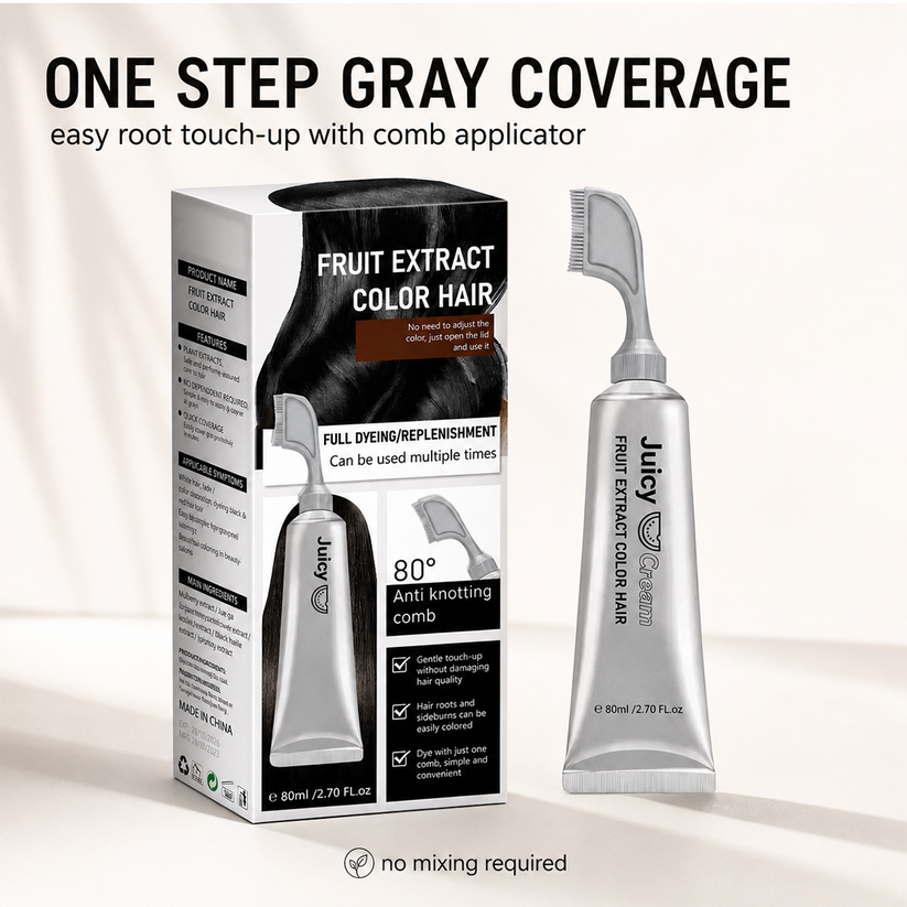 In Hair DyeCream for Gray Coverage