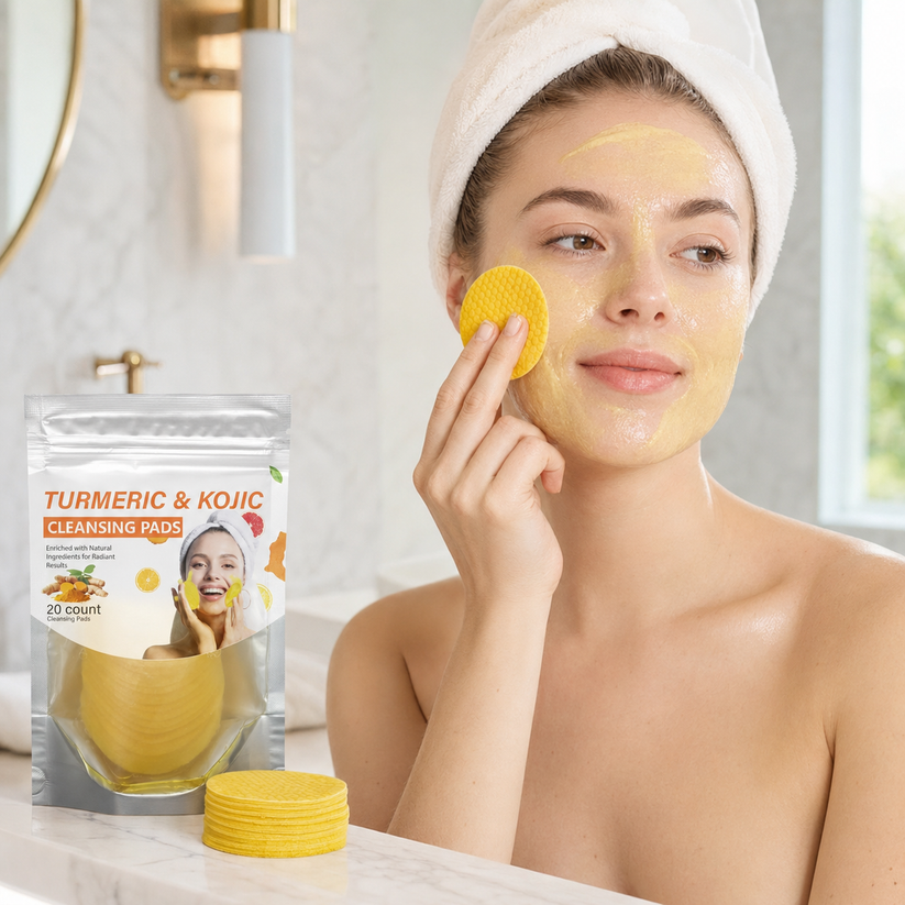 Turmeric & Kojic Acid Cleansing Pads - 20pcs🟡