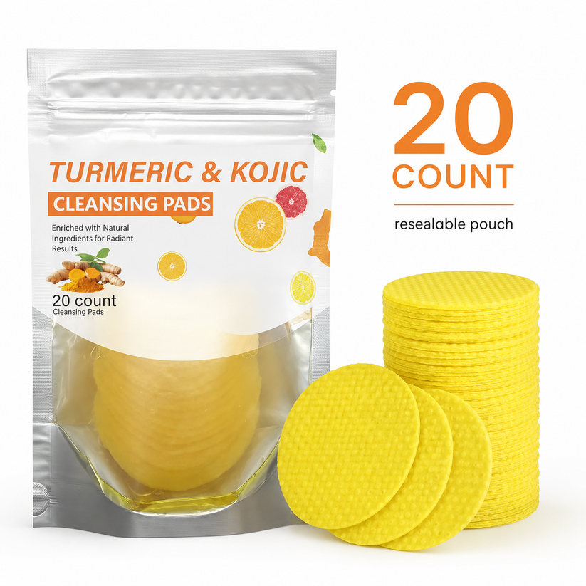 Turmeric & Kojic Acid Cleansing Pads - 20pcs🟡