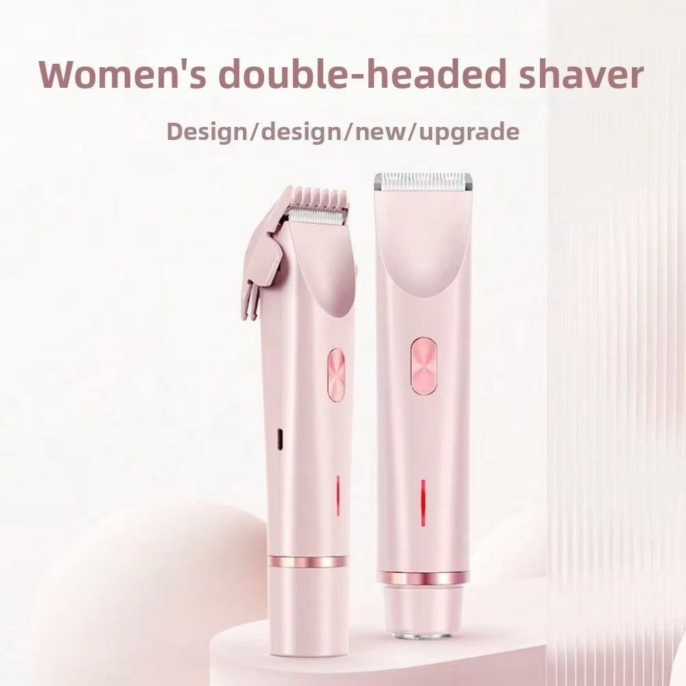 Dual-Head Electric Eyebrow Trimmer – USB Rechargeable Precision Facial Hair Remover