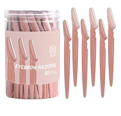 Eyebrow Trimmer 30/40/66PCS Brown Eyebrow Razor Safe