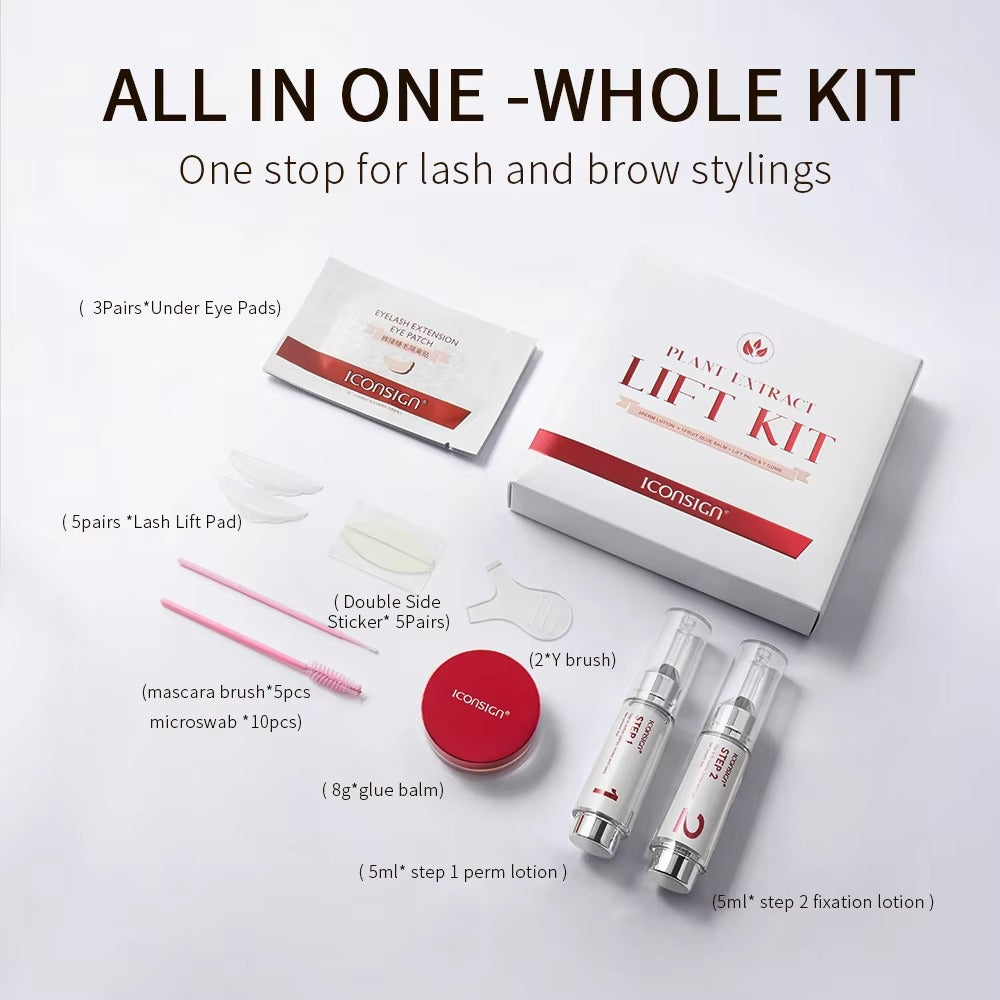 Plant Extract Lash Lift Kit – At-Home Eyelash Curling & Lifting Set