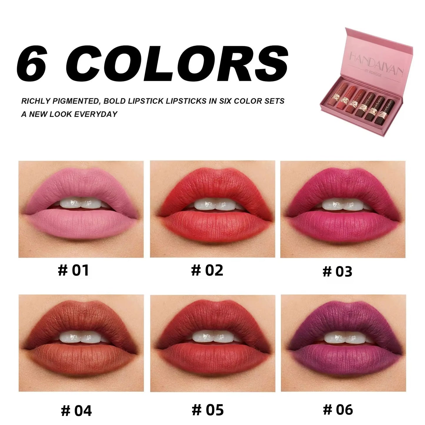 Lip Makeup Velvet Matte Lipstick Set